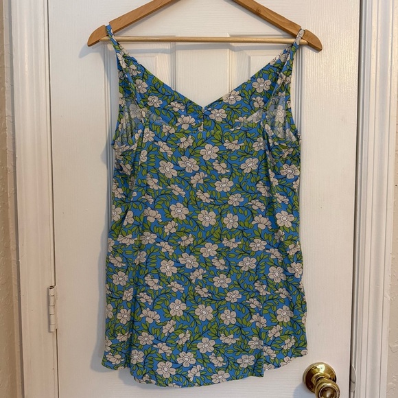CABI Vine Blue Floral Cami Spring Womens Top Small - Picture 5 of 6